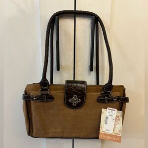 NWT Rosetti Brand Shoulder Bag - Camel/Medium-Brown Color